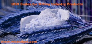 HSN Codes for Milling Industry Products