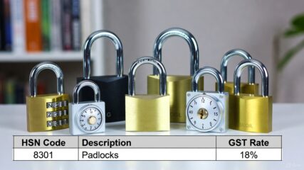 hsn code of padlock