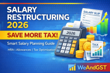 Salary restructuring 2026 – how to optimize salary structure to save tax with HRA allowances and deductions